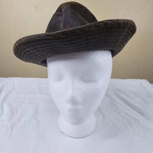 Mossy Oak Signatures Leather hat small